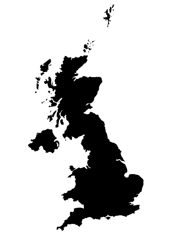Map of the UK
