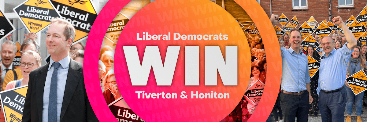 Liberal Democrats WIN Tiverton & Honiton