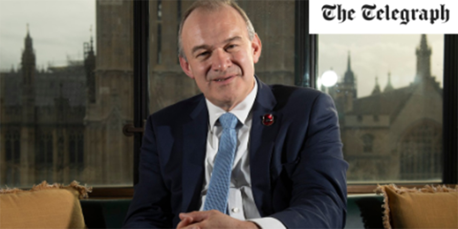 Ed Davey: The part-time carer who could bring the Lib Dems in from the cold