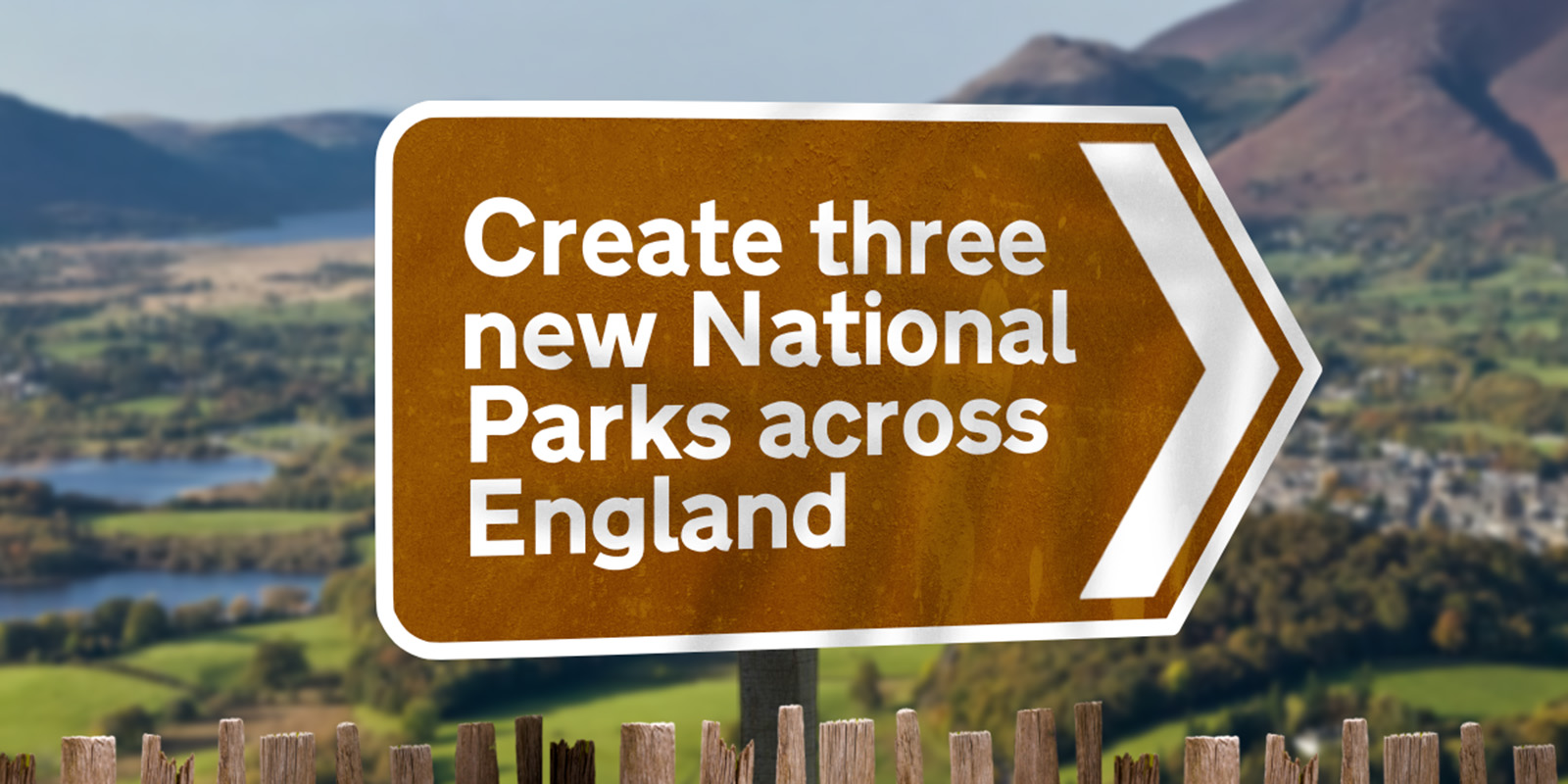 Create three new National Parks across England