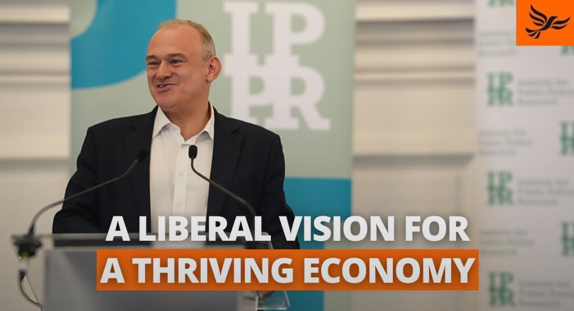 Ed Davey's speech: A liberal vision for a thriving economy