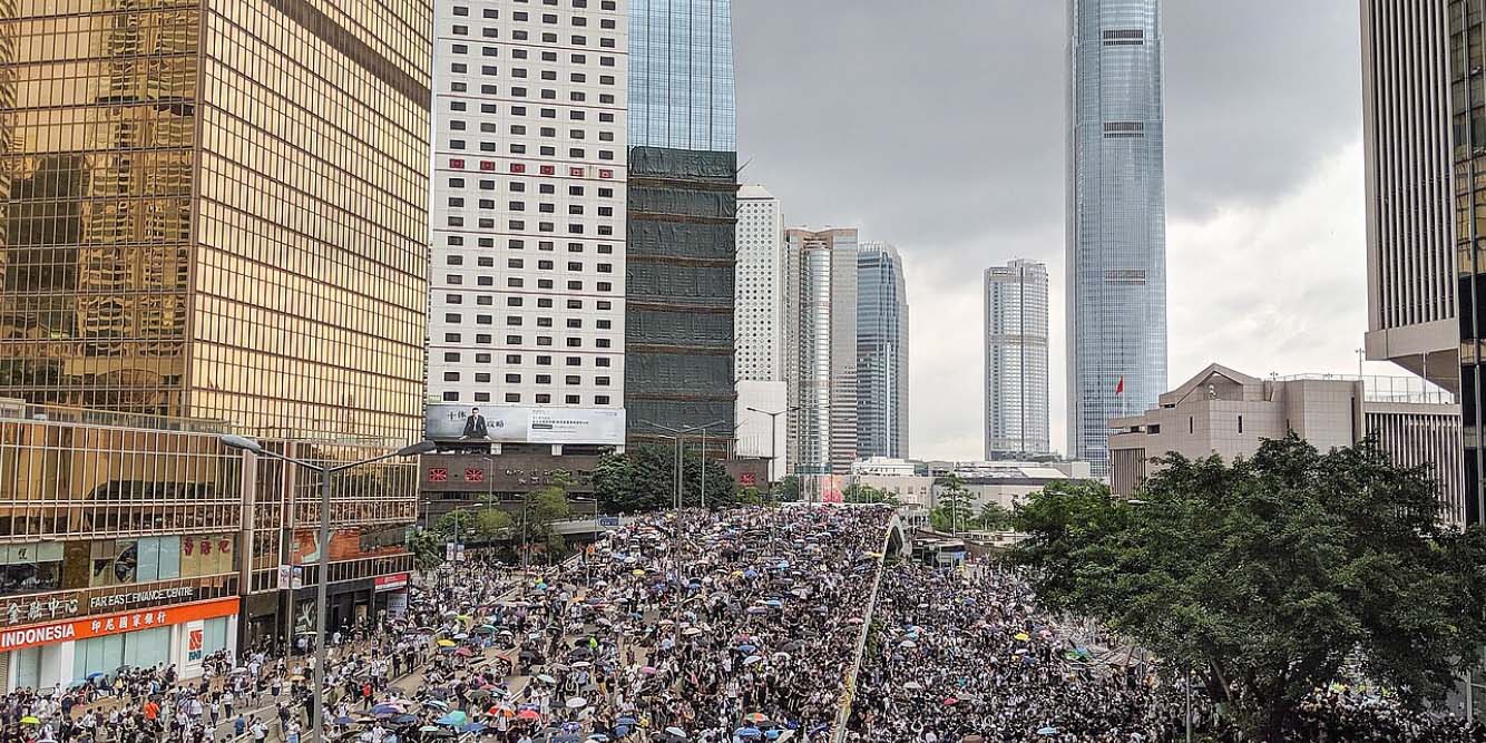 Democracy protest in Hong Kong