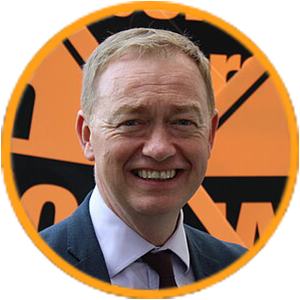 Headshot of Tim Farron MP