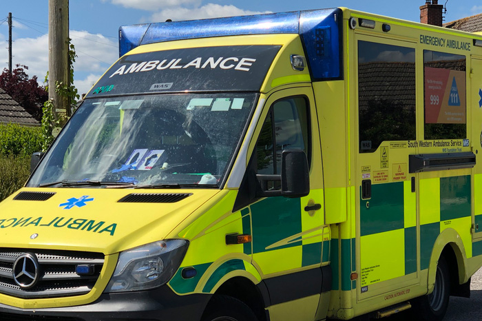 An ambulance