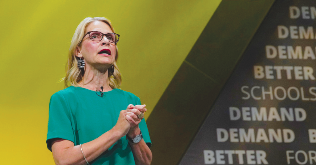 Wera Hobhouse speaking at our last conference